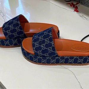 Demin slides SOLD!!!